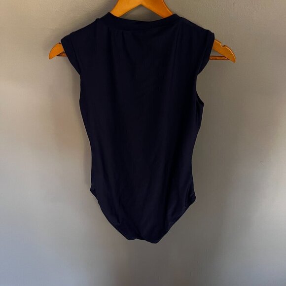 Relleciga Women’s One piece UV Protection Swimsuit Navy Blue Size S Zipper NWT - Picture 9 of 9